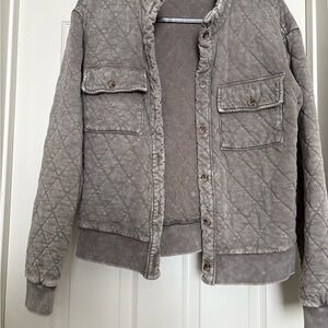 Quilted Gray Women's Jacket